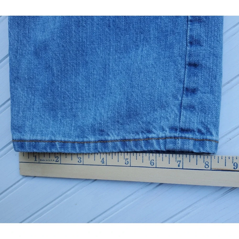 American Eagle Relaxed Straight Leg Jeans Mens 32x30 Medium Wash Blue Cotton